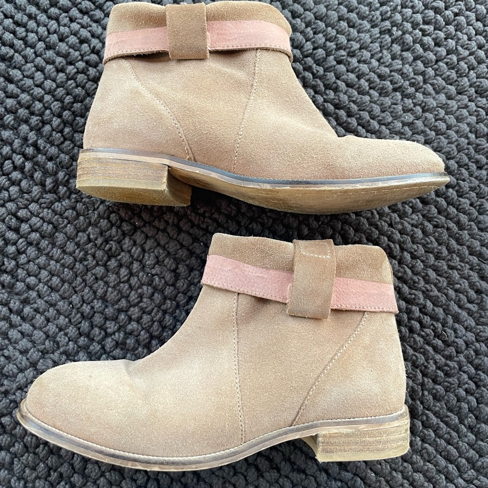 Seychelles - Tan Suede Ankle Boots - size 6 - Picture 7 of 7